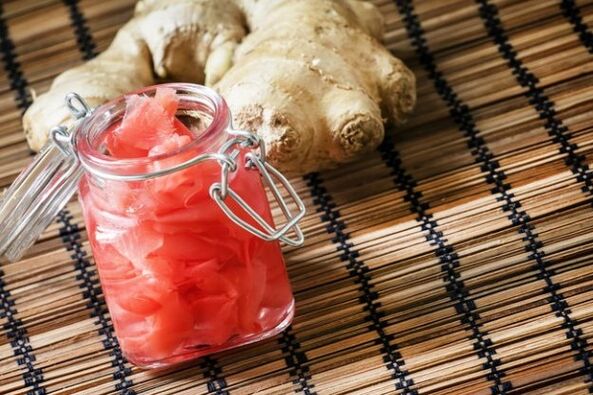 salted ginger root to increase potency